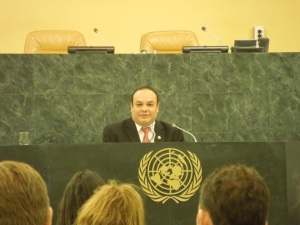 H.E. Mr. Carlos Enrique Garcia Gonzalez, Ambassador of El Salvador to the UN